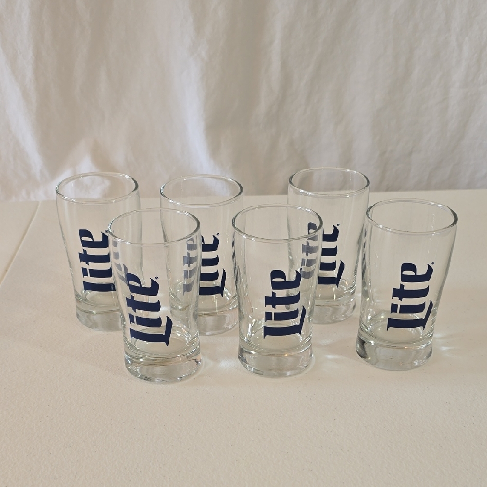 Miller Lite Mini Glass Set